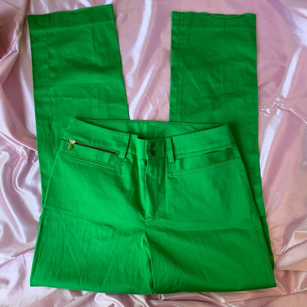 Lauren Ralph Lauren Green Dressy Slacks Trousers size 6P